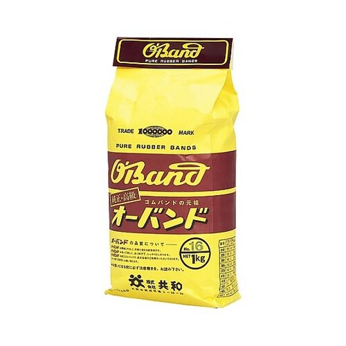 オーバンド1kg #16 透明 赤 O−