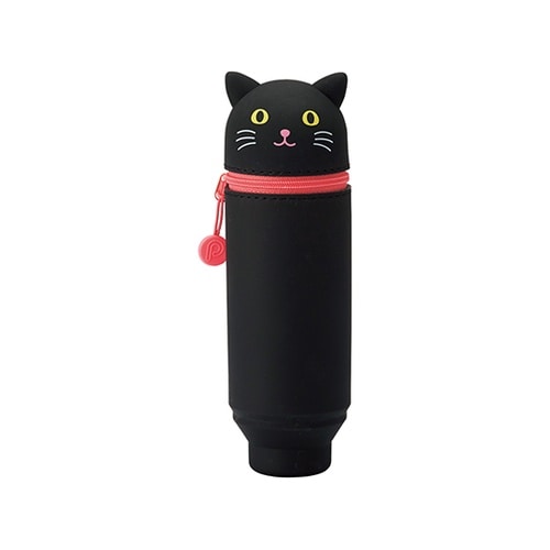 A7712−3 スタンドペンケース 黒猫
