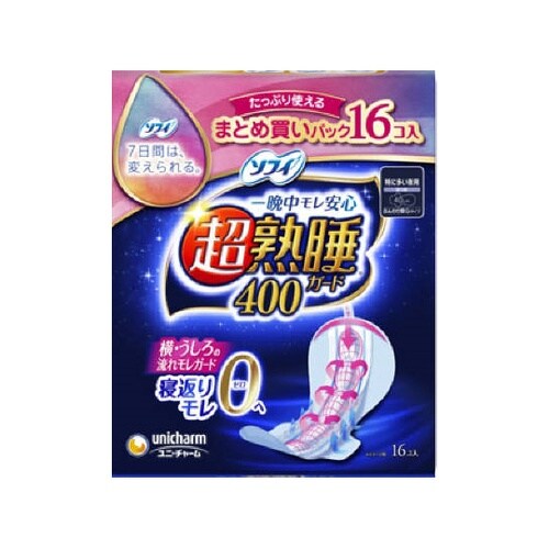 ソフィ 超熟睡ガード 400 16枚