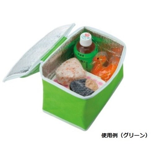 不織布保冷バッグ グリーン 100枚入