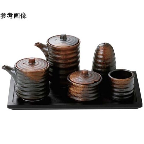 カスター卓上小物 焼締 辛子入 0902