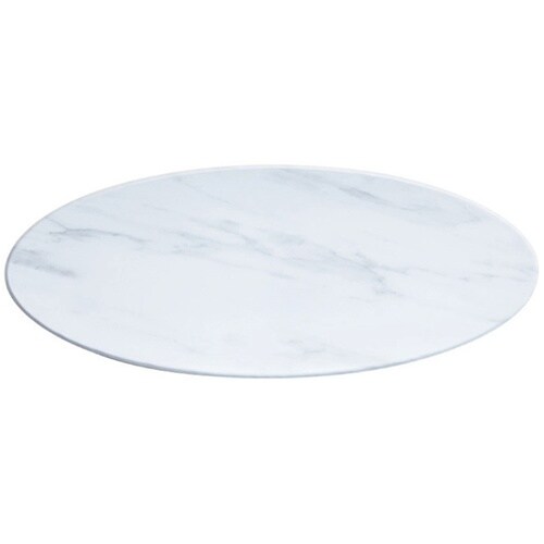 フリモ マーブルホワイト オーバルプラッ