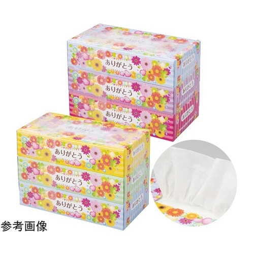 ありがとうティッシュ(3個組)24セット