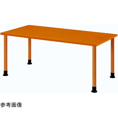 カラフルミーティングテーブル オレンジ