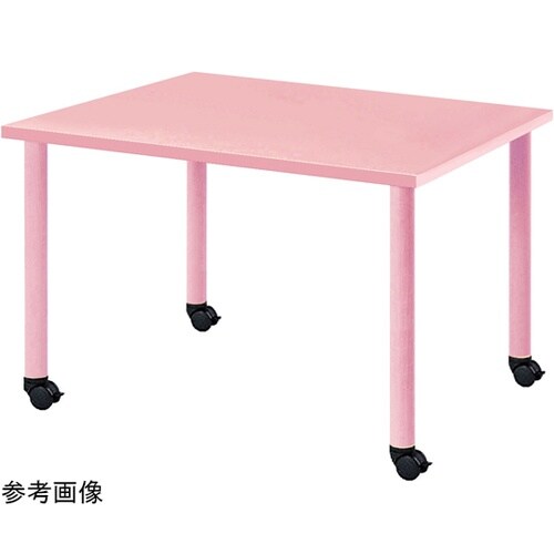 カラフルミーティングテーブル ピンク 1