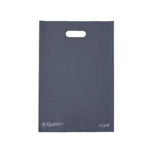 手提げポリ袋ソフト型 ダークグレー 40
