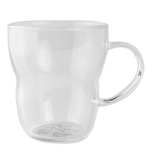 マグカップ 耐熱ガラス ガラス製 330ml