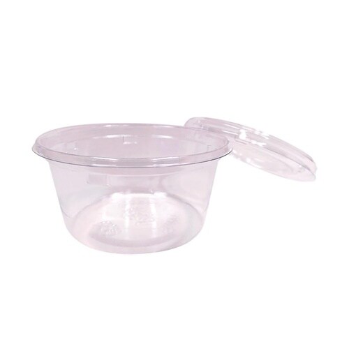 使い捨て容器 透明ふた付き丸カップ 120ml