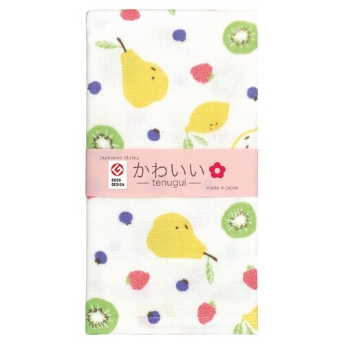 手ぬぐい ガーゼ パイル 日本製 フルーツティー