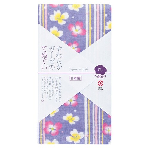 手ぬぐい ガーゼ パイル 日本製 はなあかり