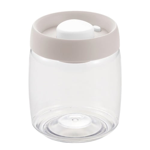 押すだけ簡単!真空保存容器900ml