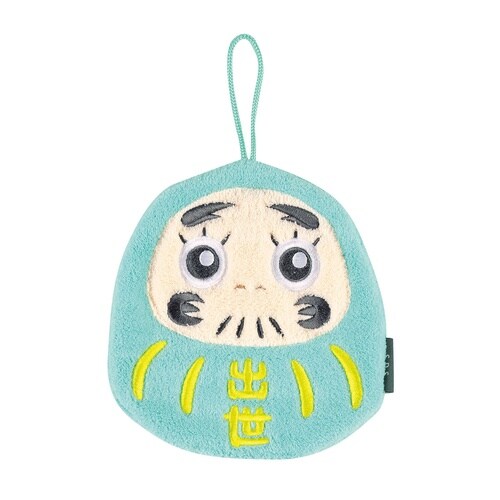 タオル マスコットお手拭き 19×18cm ブルー