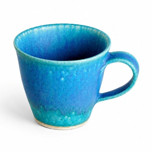 くつろぎのCafe マグカップ トルコブルー