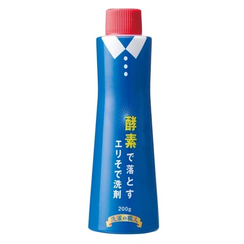 洗濯の職人 酵素で落とすエリそで洗剤 200g