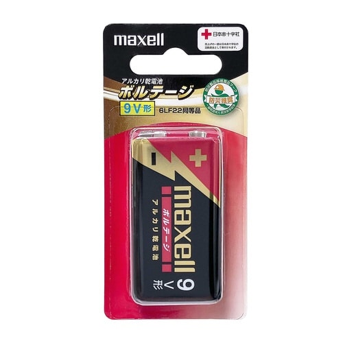 マクセル アルカリ乾電池 ボルテージ 角形 9V