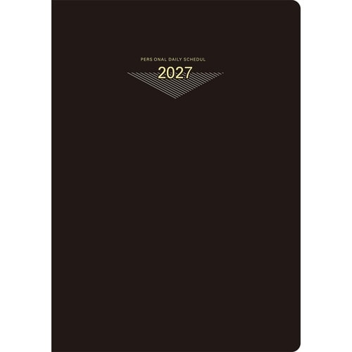 ダイアリー A5 黒 2027 62