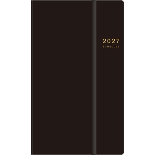ダイアリー A5変型 黒 2027 91