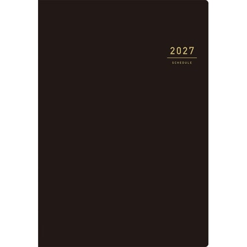 ダイアリー A5 黒 2027 95