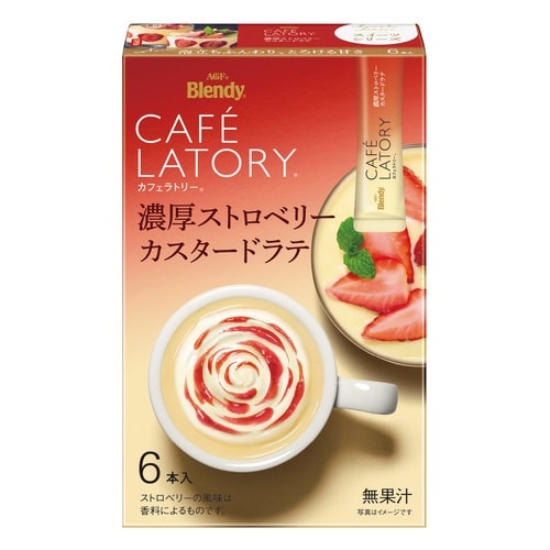 カフェラトリースティックストロベリーカスタラテ6本