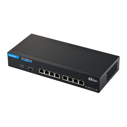 10Gマルチギガ対応8ポートスイッチ(金属筐体 A