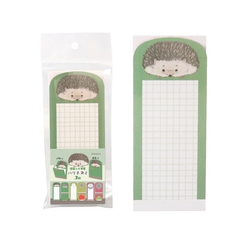 はむっとメモハリネズミ×5