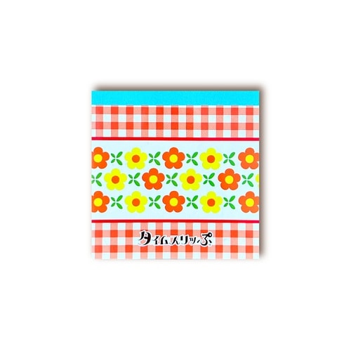 タイムスリッぷ メモ花柄×5