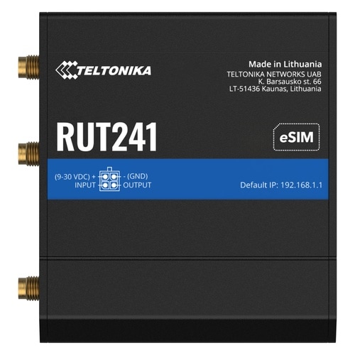 RUT241 ESIM 産業向けセルラールーター