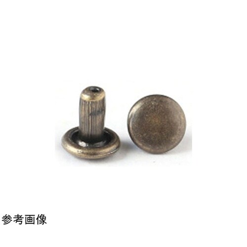 片面カシメ 中 7×7mm 50個 ブラ