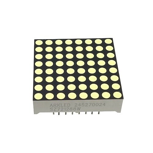 8x8 ドットマトリクスLED(Whit
