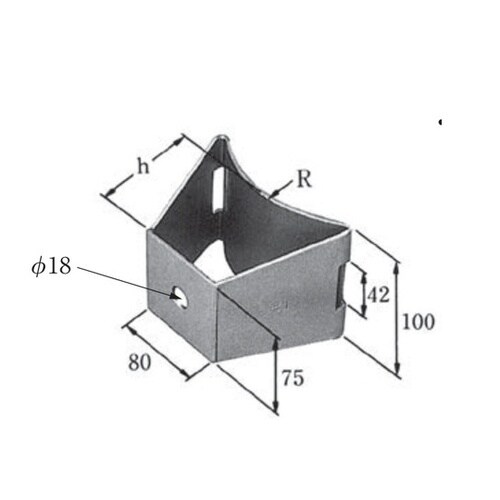 継柱用支持金具 SPS−1