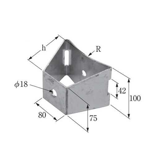 継柱用支持金具 SPS−1L