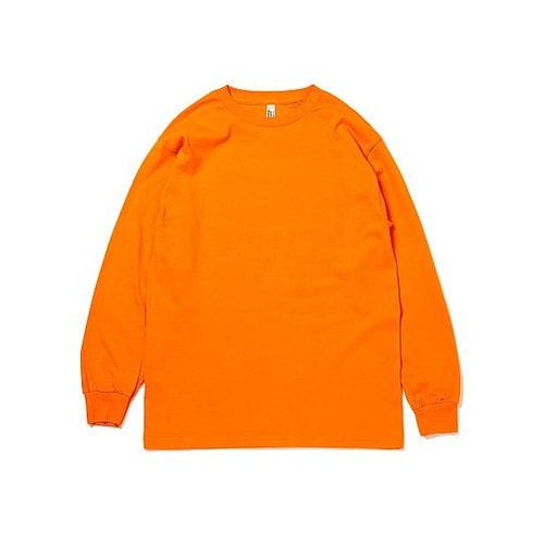 ユニセックスロングスリーブTシャツ オレ