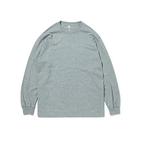 ユニセックスロングスリーブTシャツ ヘザ