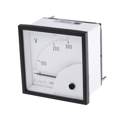 D72MIS300V/2−001 電圧計