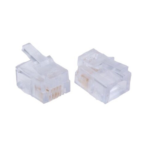 RJ14 モジュラーコネクタ 6P /