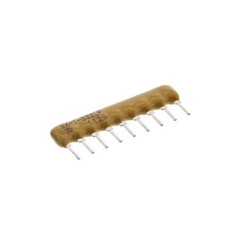 ネットワーク抵抗器 3.3kΩ 素子数