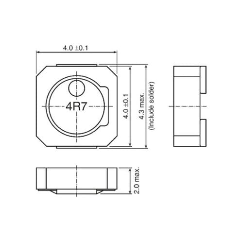 巻線インダクタ (面実装) 10 μH