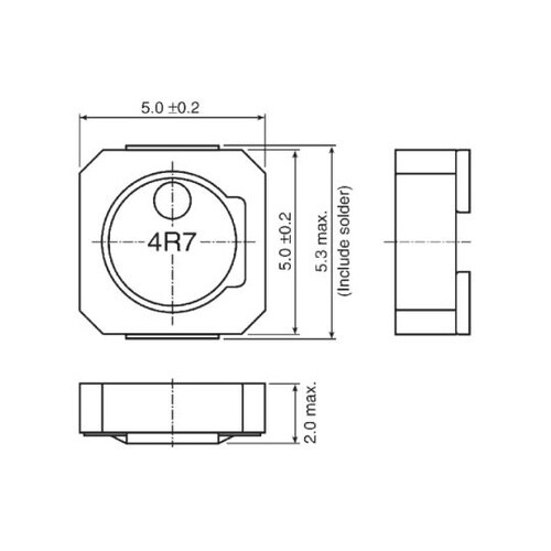 巻線インダクタ (面実装) 10 μH