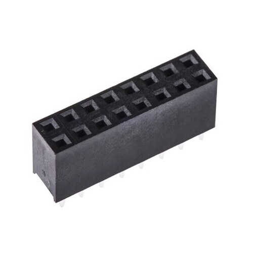 基板接続用ソケット 2.54mm 16