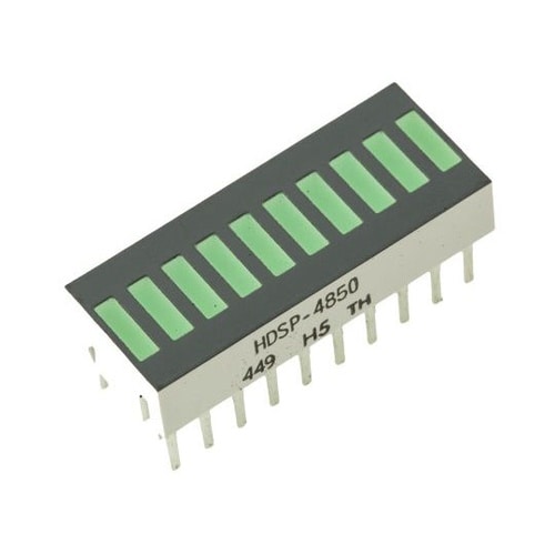 10セグメント LED ライトバー 緑