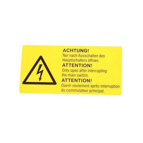 危険警告標識 ACHTUNG/Atten