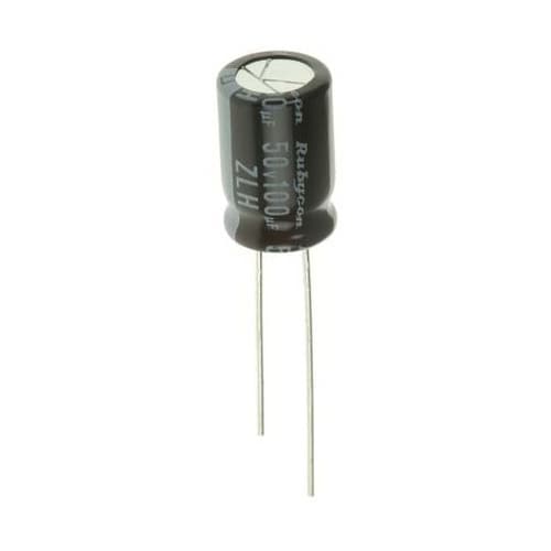 電解コンデンサ 100μF 50V dc