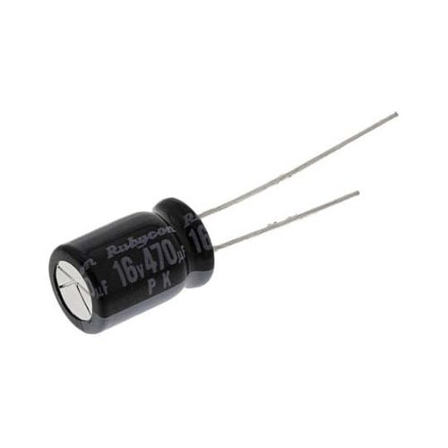 電解コンデンサ 470μF 16V dc