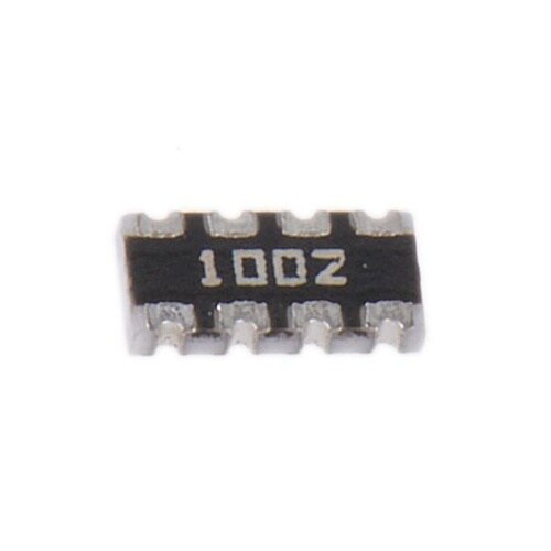 チップアレイ抵抗器, 10kΩ, ±1%