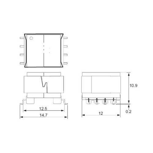 PT6SM 通信用トランス
