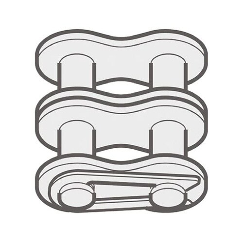 ローラーチェーンリンク スチール 50−