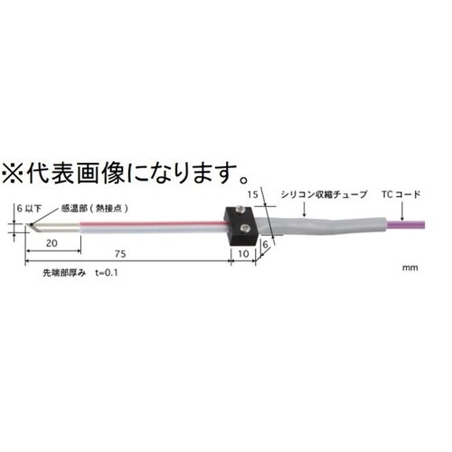 テープ形温度センサ Model 503