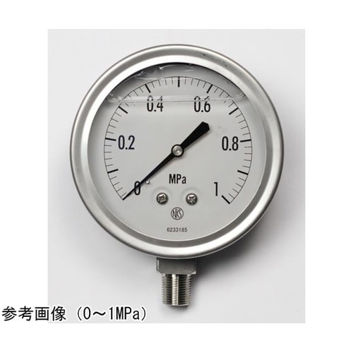 グリセリン入圧力計(100Φ) 100M