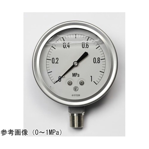 グリセリン入圧力計(100Φ) 50MP