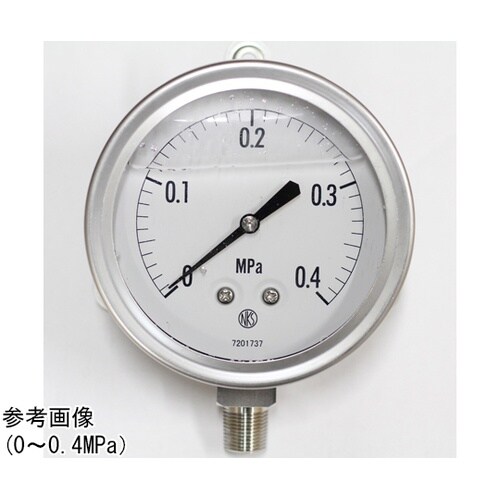 グリセリン入圧力計(100Φ) 0.4M